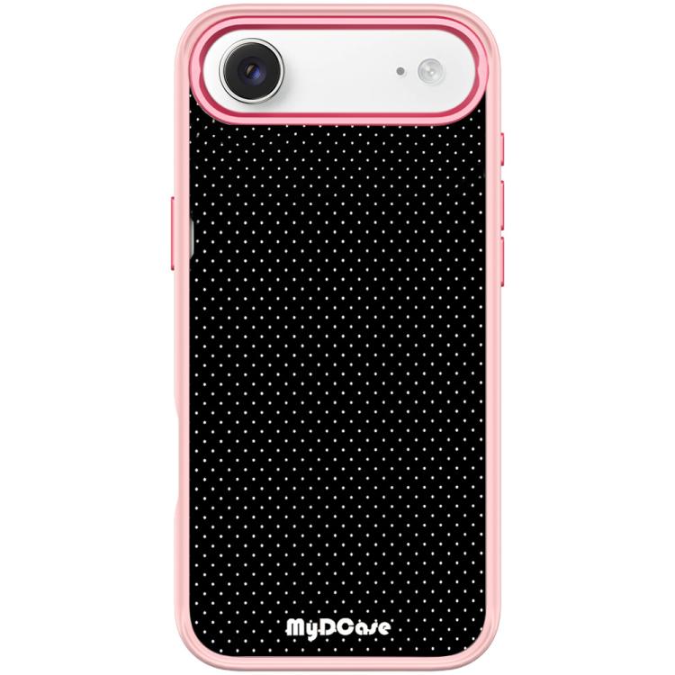 For iPhone Air Black Dots Pattern Magnetic Phone Case