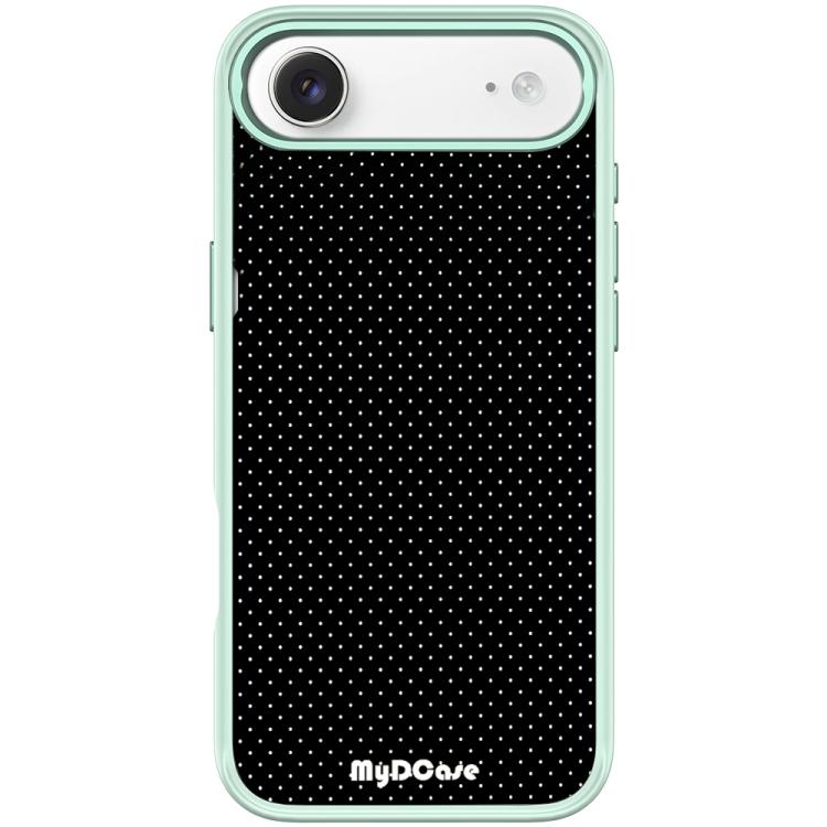 For iPhone Air Black Dots Pattern Magnetic Phone Case