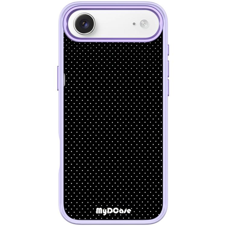 For iPhone Air Black Dots Pattern Magnetic Phone Case