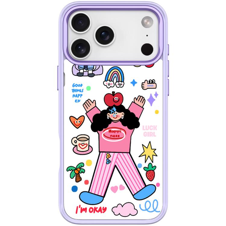 For iPhone 17 Pro Max Apple Little Girl Pattern Magnetic Phone Case