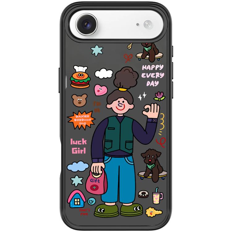 For iPhone Air American Girl Pattern Magnetic Phone Case