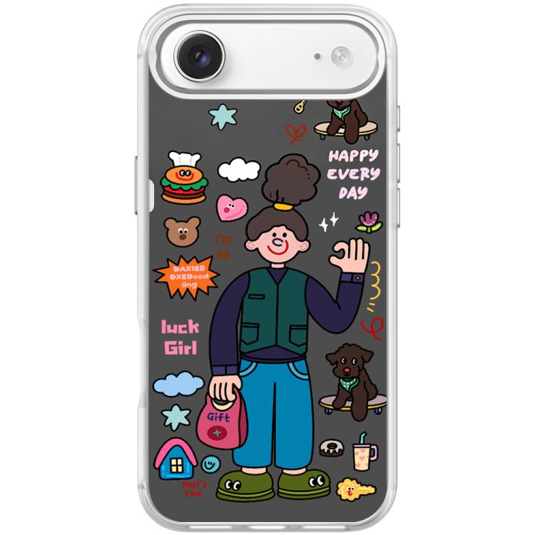 For iPhone Air American Girl Pattern Magnetic Phone Case