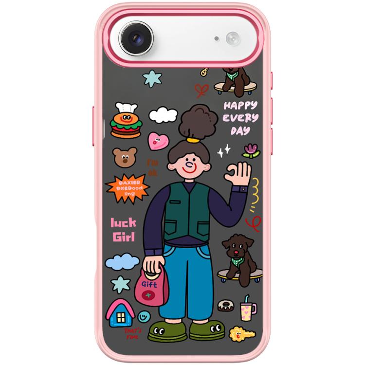 For iPhone Air American Girl Pattern Magnetic Phone Case