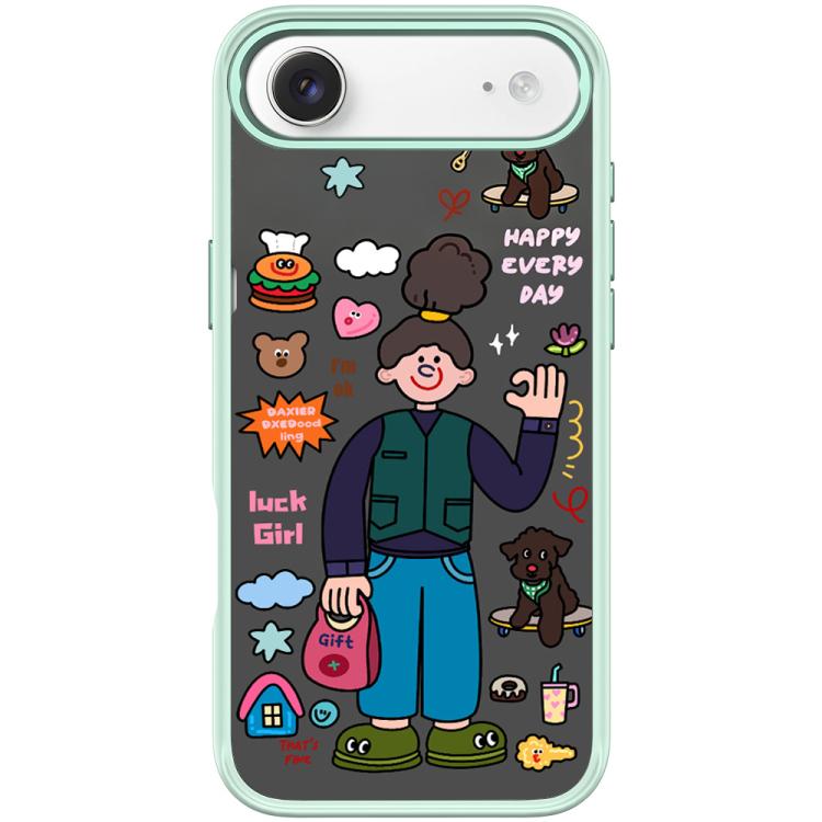 For iPhone Air American Girl Pattern Magnetic Phone Case