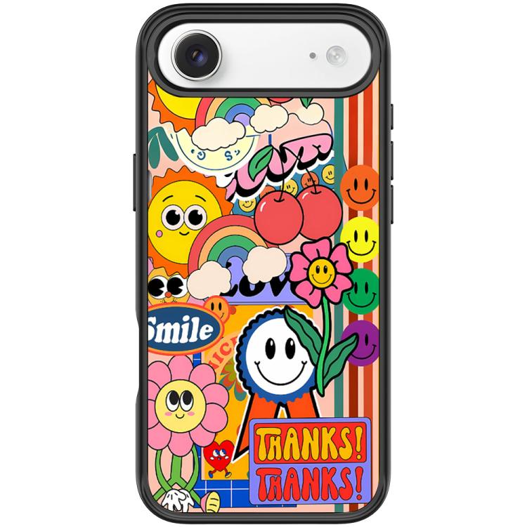 For iPhone Air Thanks Sunflower Pattern Magnetic Phone Case