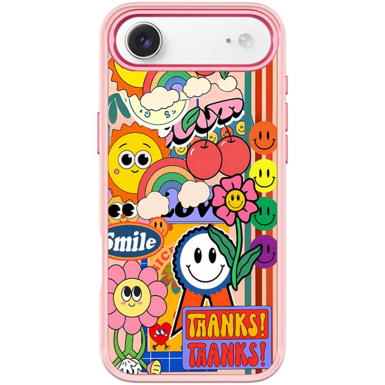 For iPhone Air Thanks Sunflower Pattern Magnetic Phone Case