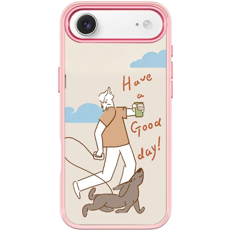 For iPhone Air Walking Dog Pattern Magnetic Phone Case
