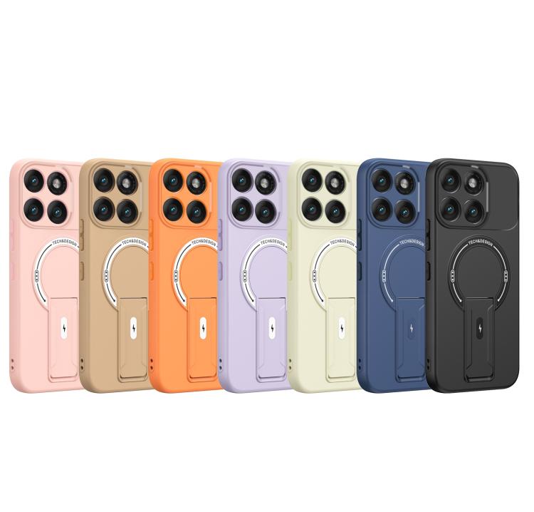 For Motorola Edge 60 Fusion Skin Feel MagSafe Phone Case with Holder