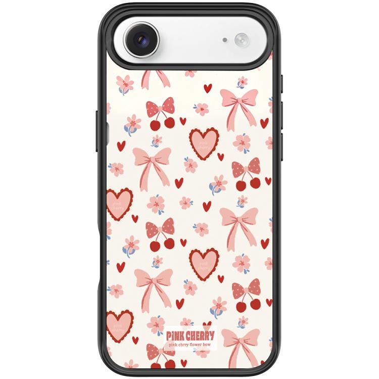 For iPhone Air Pink Lover Pattern Magnetic Phone Case
