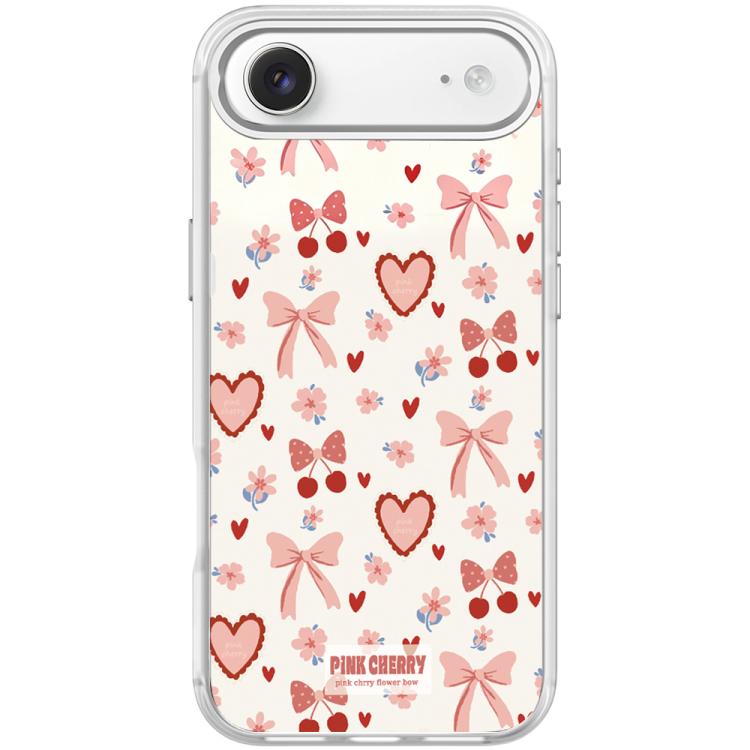 For iPhone Air Pink Lover Pattern Magnetic Phone Case