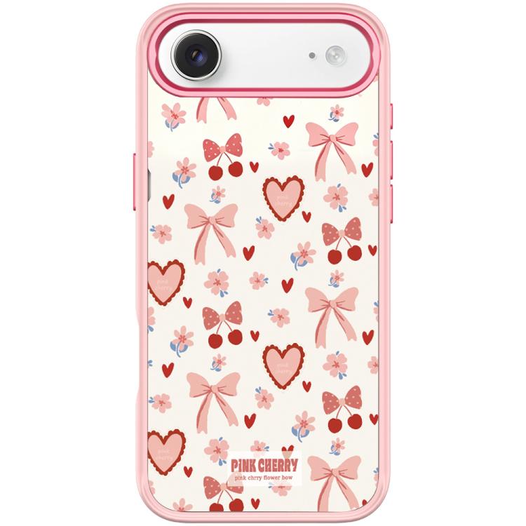 For iPhone Air Pink Lover Pattern Magnetic Phone Case