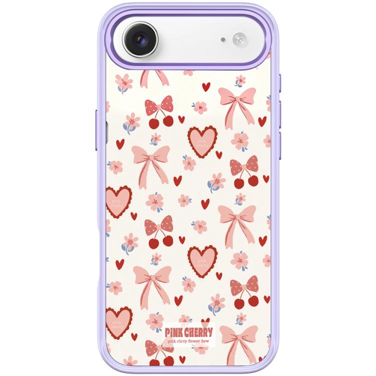 For iPhone Air Pink Lover Pattern Magnetic Phone Case