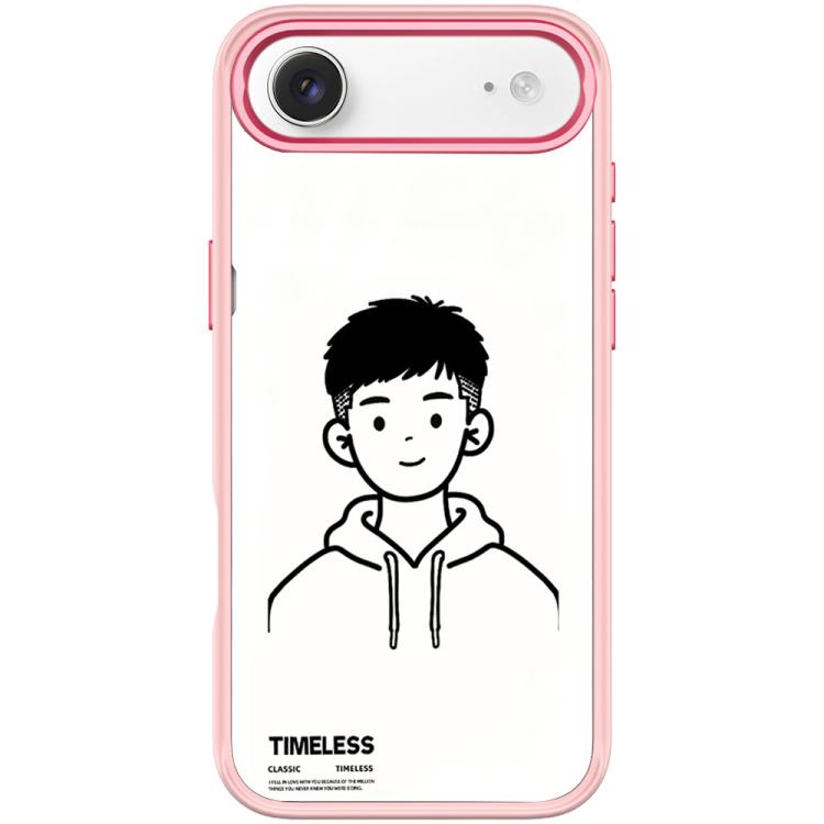 For iPhone Air Sketch Hooded Boy Pattern Magnetic Phone Case