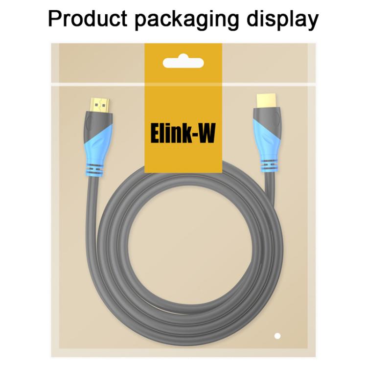 WG143 HDMI Cable 2.0 Version 4K/60HZ TV Data Connection Cable, Length:5m - Black Blue