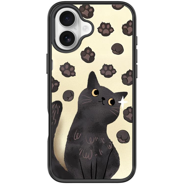 For iPhone 17 Adorable Cat Claw Pattern Magnetic Phone Case