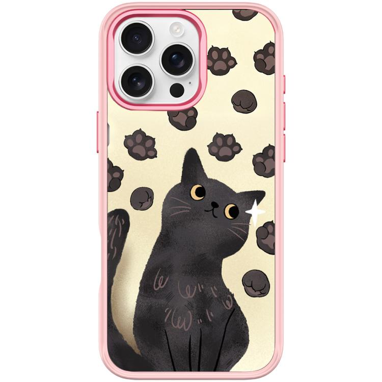 For iPhone 16 Pro Max Adorable Cat Claw Pattern Magnetic Phone Case