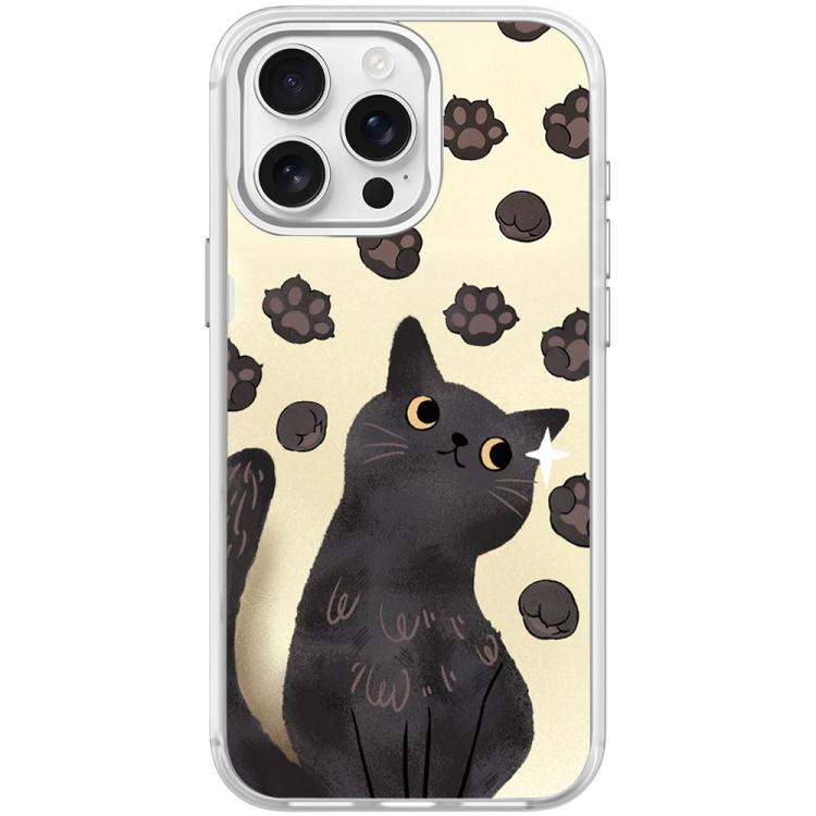 For iPhone 15 Pro Max Adorable Cat Claw Pattern Magnetic Phone Case