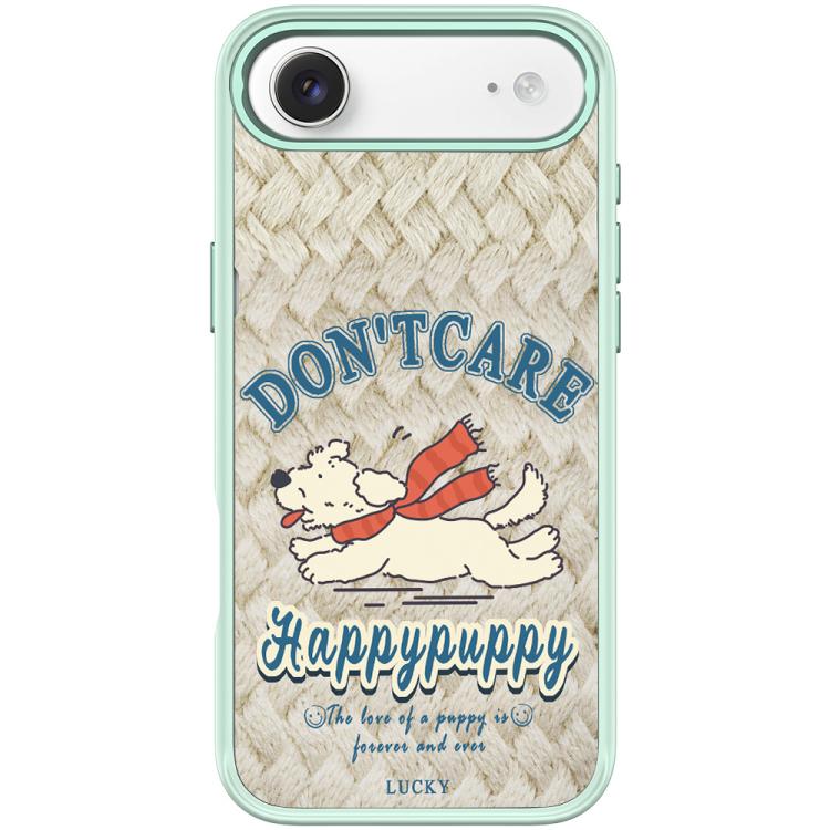 For iPhone Air Adorable Happy Puppy Pattern Magnetic Phone Case