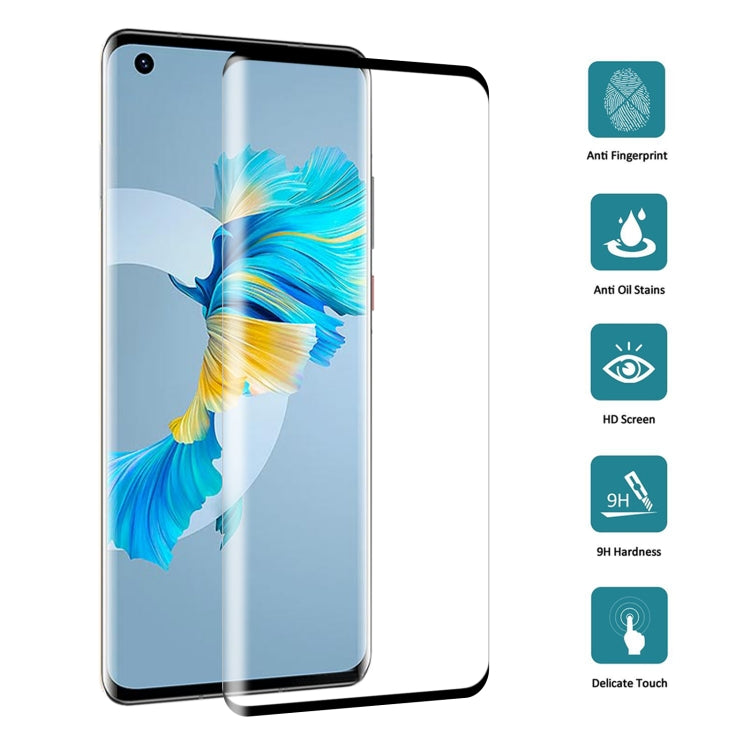 For Huawei Mate 40 / Mate 40E 5G / Mate 40E 4G 9H 3D HD Curved Edge Tempered Glass Film