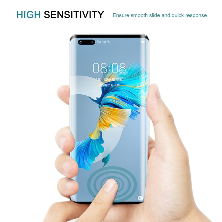 For Huawei Mate 40 Pro+ 9H 3D HD Curved Edge Tempered Glass Film