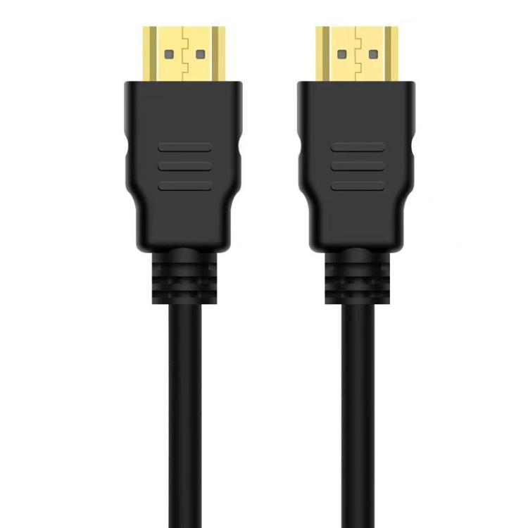 HDMI 1.4 1080P HD Gold-Plated Connection HDTV Video Cable for PC Monitor and Set-Top Box, Length:15m - Black