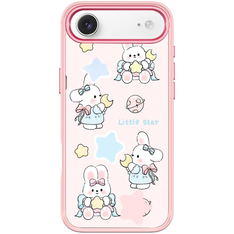 For iPhone Air Adorable Rabbit and Little Star Pattern Magnetic Phone Case