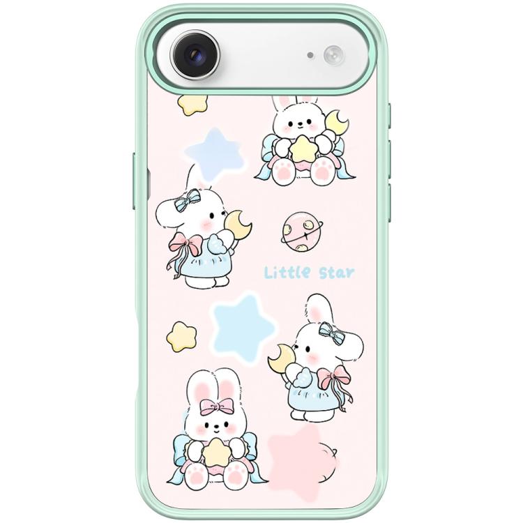 For iPhone Air Adorable Rabbit and Little Star Pattern Magnetic Phone Case