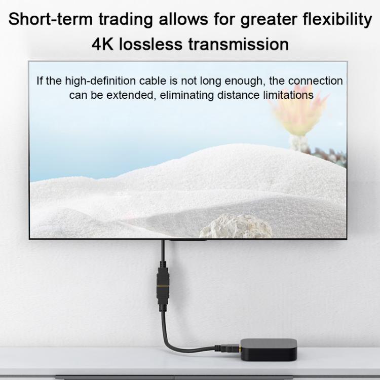 WG145 HDMI 2.0 4K HDTV Video HDMI Male to Female Extension Cable, Length:2m - Black