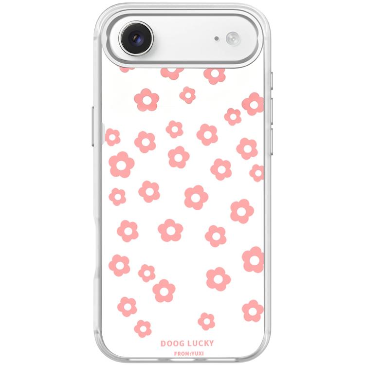 For iPhone Air Laser Flower Pattern Magnetic Phone Case