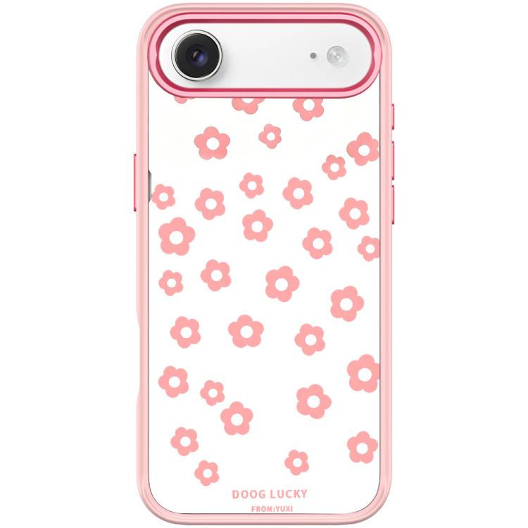 For iPhone Air Laser Flower Pattern Magnetic Phone Case