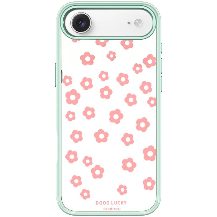 For iPhone Air Laser Flower Pattern Magnetic Phone Case