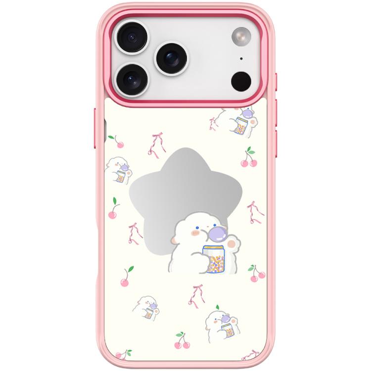 For iPhone 17 Pro Adorable Star Sheep Pattern Magnetic Phone Case