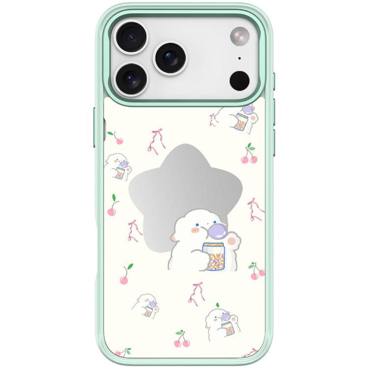For iPhone 17 Pro Adorable Star Sheep Pattern Magnetic Phone Case