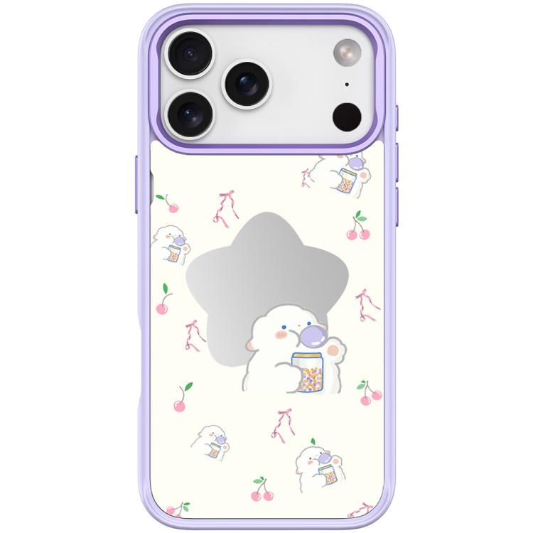 For iPhone 17 Pro Adorable Star Sheep Pattern Magnetic Phone Case