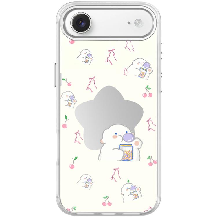For iPhone Air Adorable Star Sheep Pattern Magnetic Phone Case