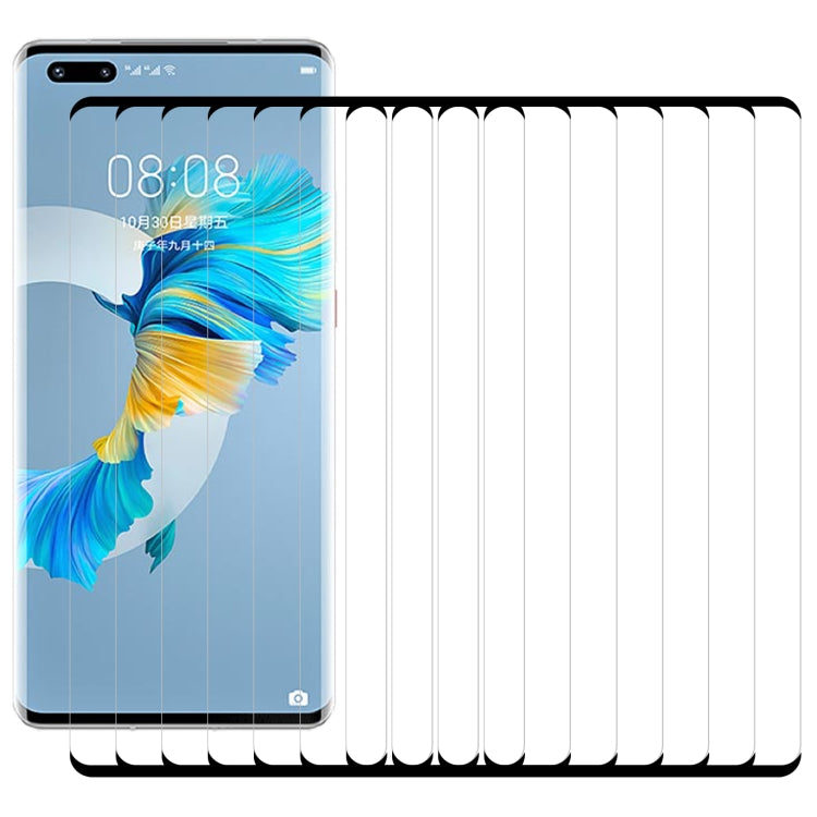For Huawei Mate 40 Pro 25 PCS 9H 3D HD Curved Edge Tempered Glass Film