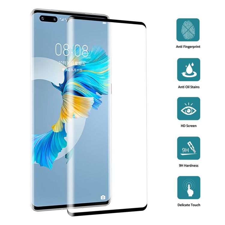 For Huawei Mate 40 Pro+ 25 PCS 9H 3D HD Curved Edge Tempered Glass Film