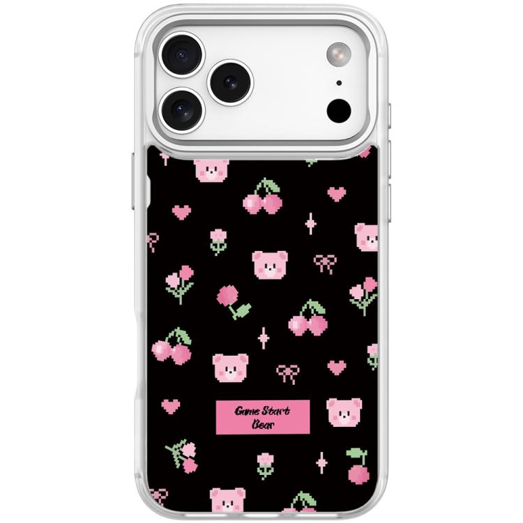 For iPhone 17 Pro Cherry Pattern Magnetic Phone Case