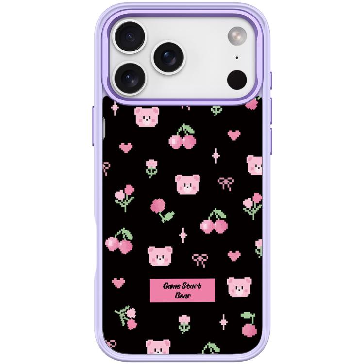 For iPhone 17 Pro Cherry Pattern Magnetic Phone Case