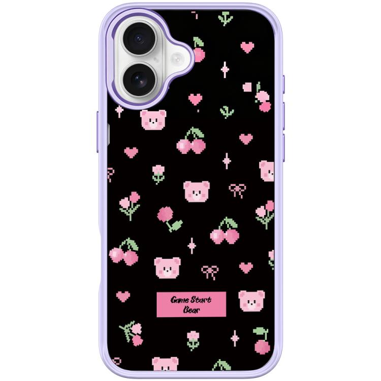For iPhone 17 Cherry Pattern Magnetic Phone Case