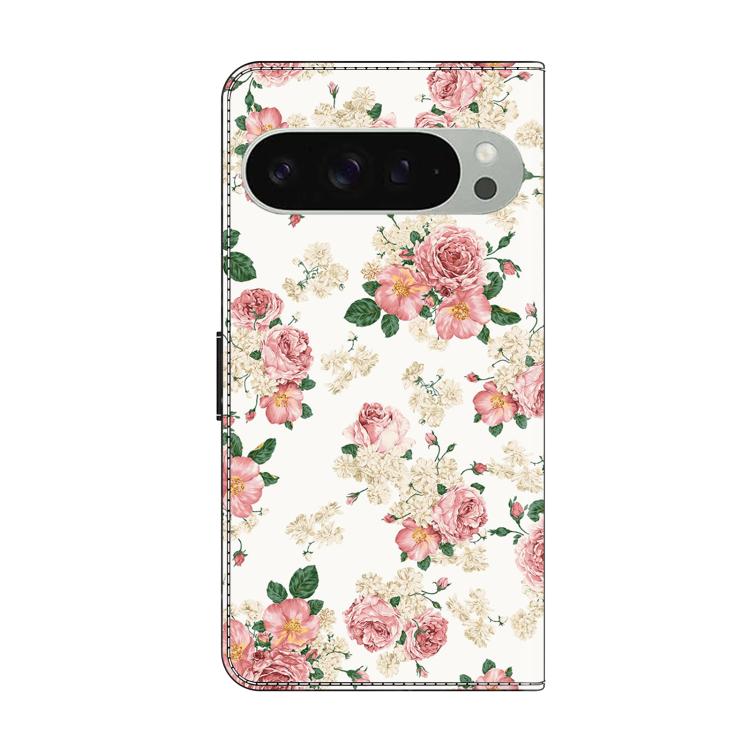 For Google Pixel 9 Pro Crystal-Like Painted Vegan Leather Phone Case