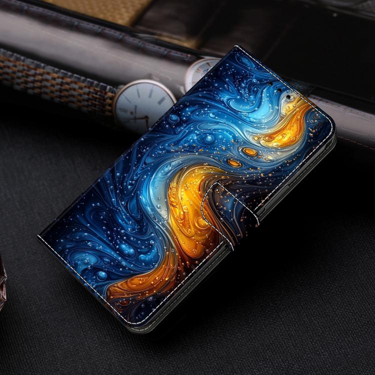 For Google Pixel 9 Pro Crystal-Like Painted Vegan Leather Phone Case