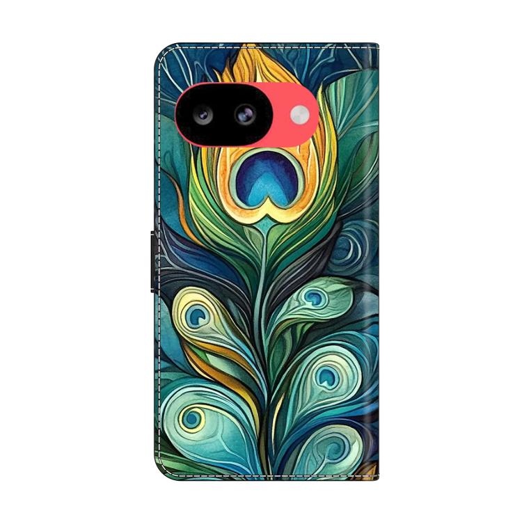 For Google Pixel 10a Crystal-Like Painted Vegan Leather Phone Case