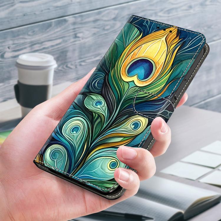 For Google Pixel 10a Crystal-Like Painted Vegan Leather Phone Case