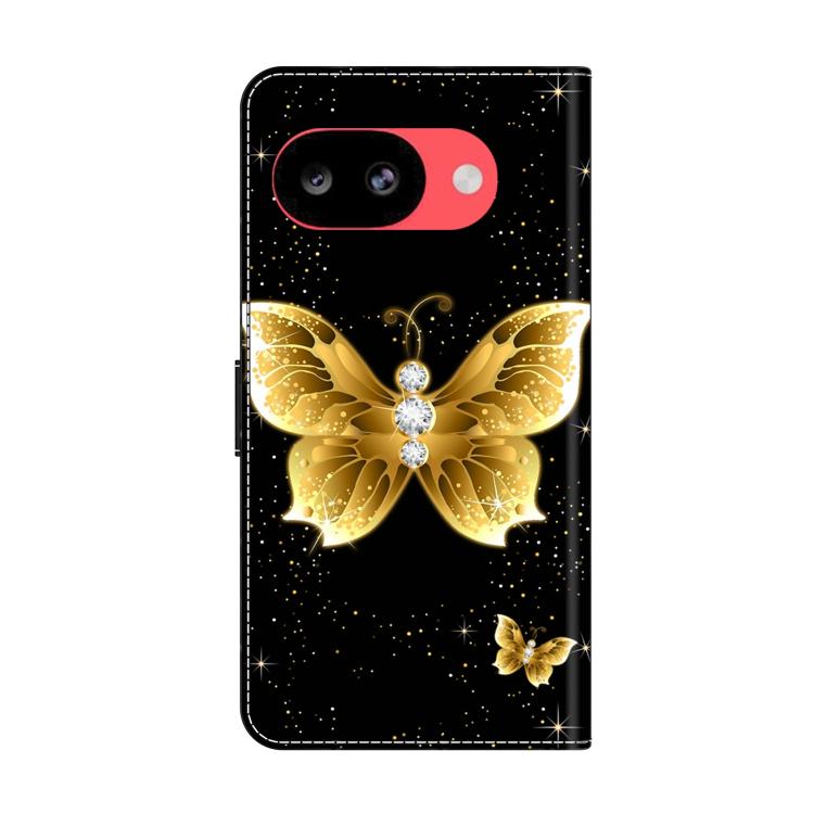 For Google Pixel 10a Crystal-Like Painted Vegan Leather Phone Case