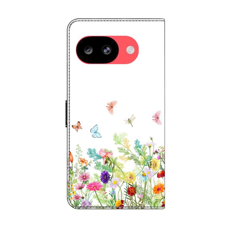 For Google Pixel 10a Crystal-Like Painted Vegan Leather Phone Case