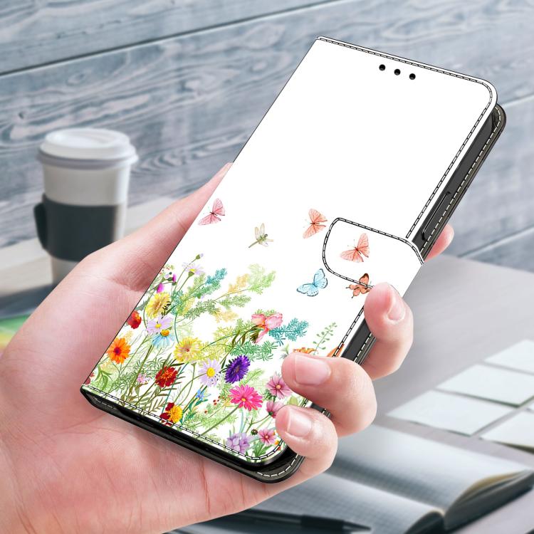 For Google Pixel 10a Crystal-Like Painted Vegan Leather Phone Case