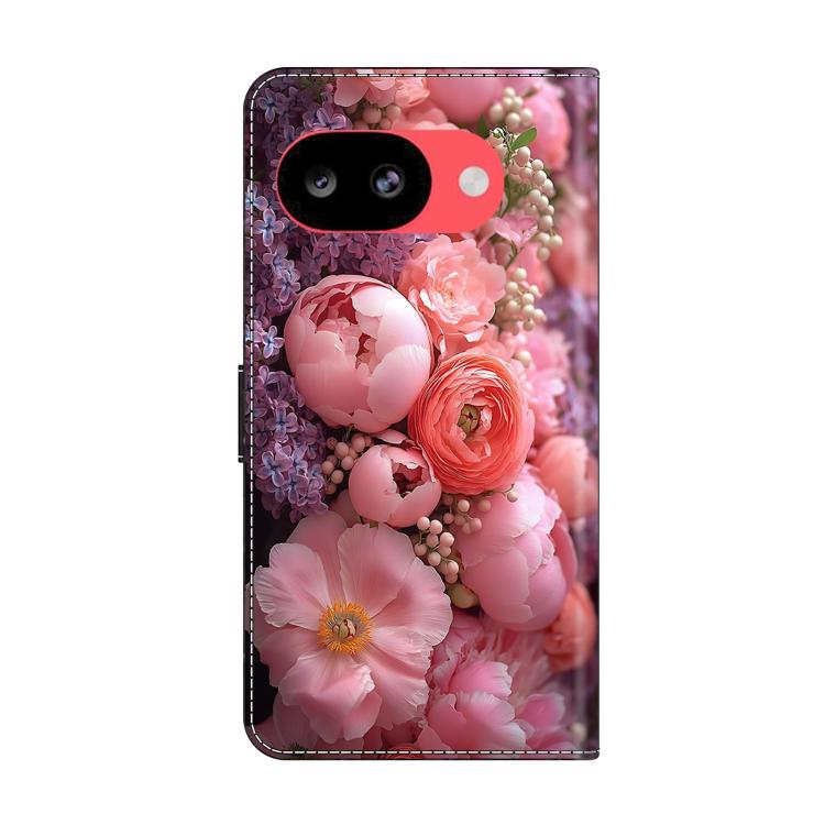 For Google Pixel 10a Crystal-Like Painted Vegan Leather Phone Case