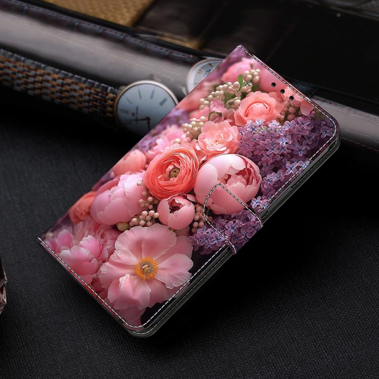 For Google Pixel 10a Crystal-Like Painted Vegan Leather Phone Case