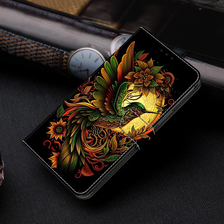 For Google Pixel 10a Crystal-Like Painted Vegan Leather Phone Case